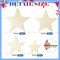 30-Piece Wooden Star Cutouts Set – 4 Sizes Unfinished Wood Stars for DIY Crafts, Veterans Day, Classroom & Home Decoration Projects